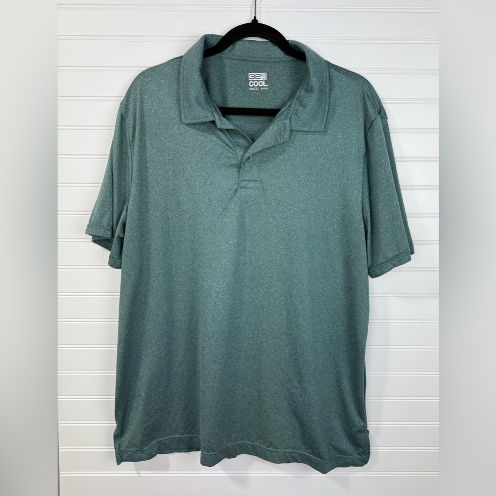 Men’s 32 Degrees green polo shirt. Size XL